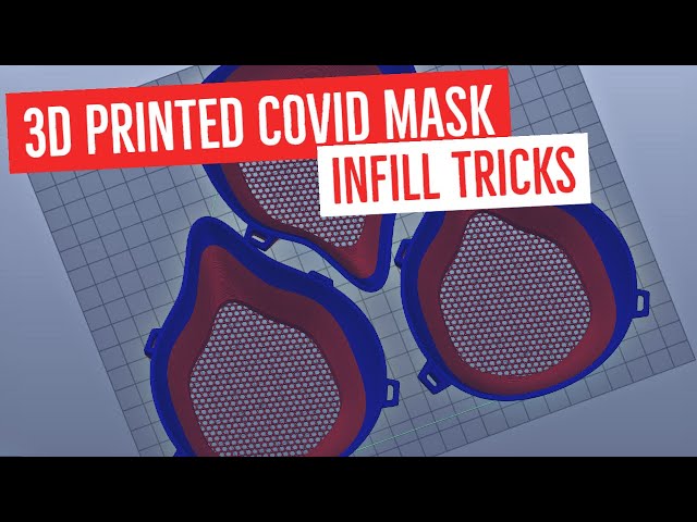 3D Printed Coronavirus masks: infill tips and tricks #covidmasks
