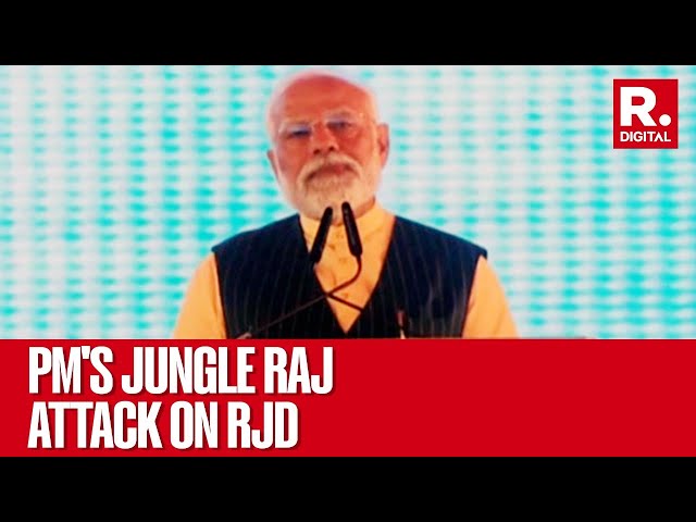 PM Modi Attacks RJD In Nawada, 'Bihar Reeled Under Jungle Raj For A Long Time' | Lok Sabha Elections