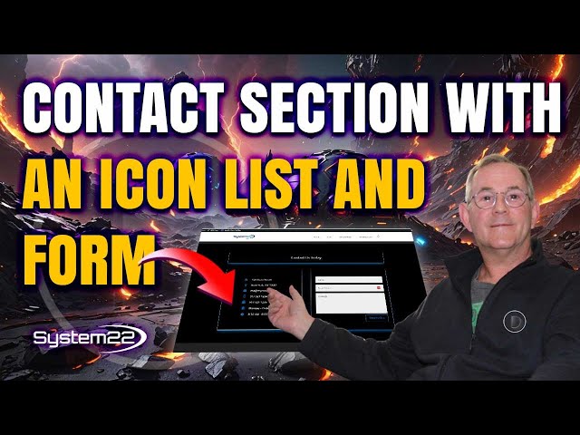 How To Create A Contact Section With An Icon List And Form: Divi Theme