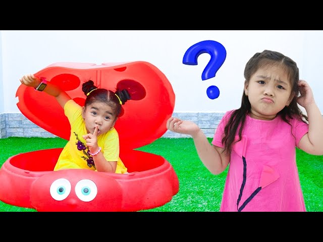 Suri and Annie Pretend Play 'Hide and Seek' _ Fun Stories for Kids