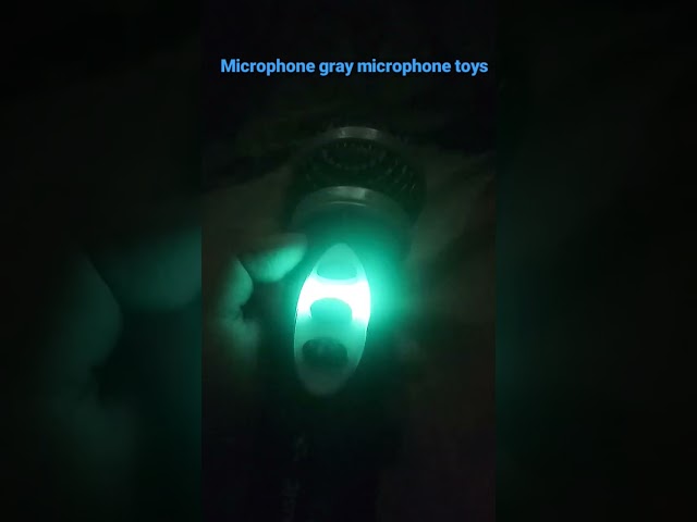 black gray microphone toys sounds cocomelon abc