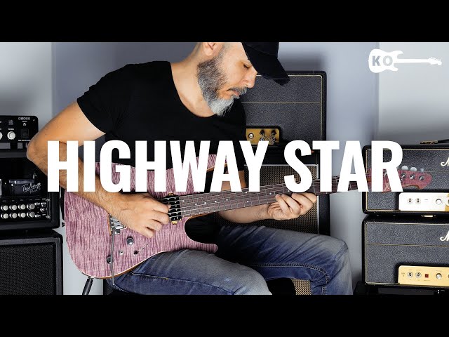 Deep Purple - Highway Star - Electric Guitar Cover by Kfir Ochaion - Keipro Guitars