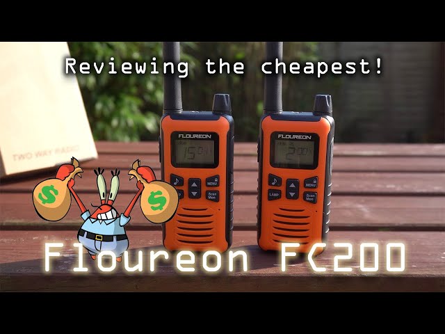 Floureon FC200 PMR-446 Radio Review - Reviewing the Cheapest 16 Channel Radios we found on eBay!