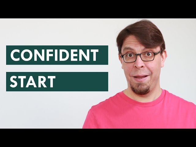 One trick to start your speech with confidence every time