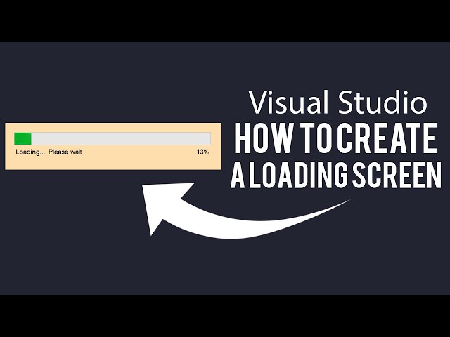 How To Create A Loading Screen In VB.NET