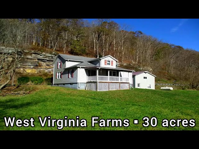 West Virginia Farmhouse For Sale | $230k | 30 acres | West Virginia Farms For Sale | Land For Sale