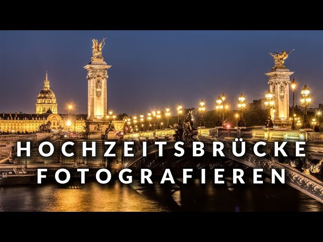 Fotografieren auf der HOCHZEITSBRÜCKE in PARIS
