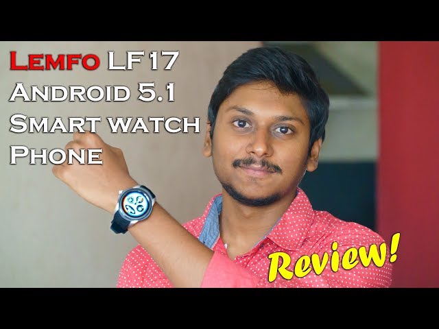 New Android 5.1 Smartwatch with SD Card | Lemfo LF17 Unboxing & Review!