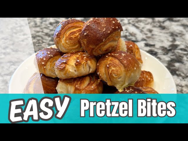 FOUR Ingredient Pretzel Bites | SUPER EASY Party Snack