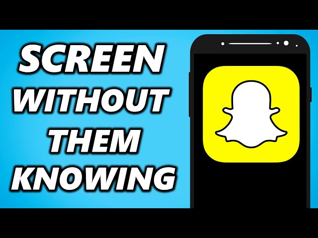 How to Screenshot on Snapchat WITHOUT Them Knowing! (2024 - Android)
