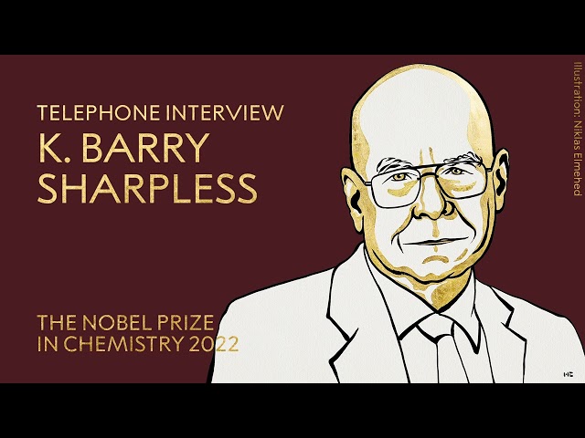 First reactions | Barry Sharpless, Nobel Prize in Chemistry 2022 | Telephone interview