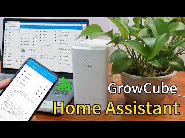 Integrate GrowCube with Home Assistant | Self-Smart Watering System