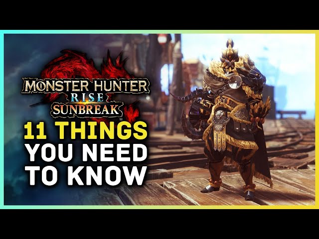 Monster Hunter Rise Sunbreak - 11 Things You NEED To Know!