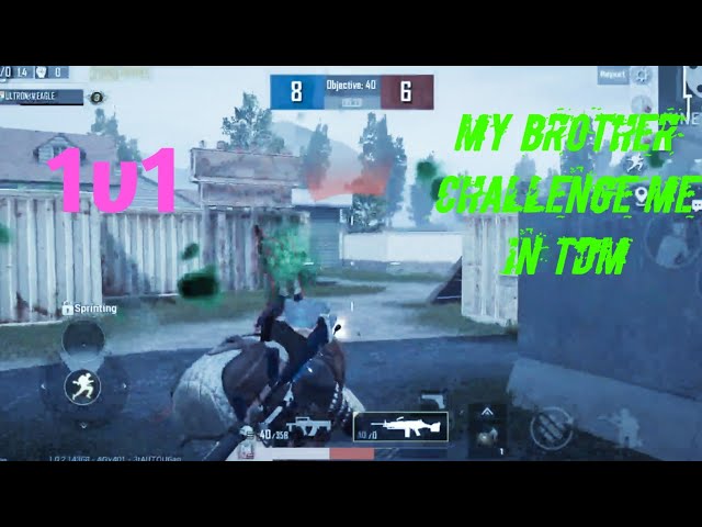 My brother challenge me in TDM | PUBG MOBILE | INDIAN EAGLE
