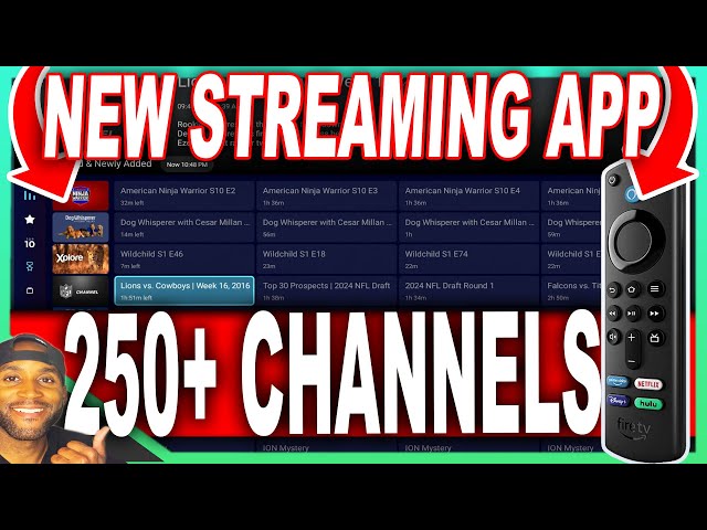 BEST NEW STREAMING APP 250+ LIVE CHANNELS HD SPORTS TV & MOVIES TV GUIDE INCLUDED