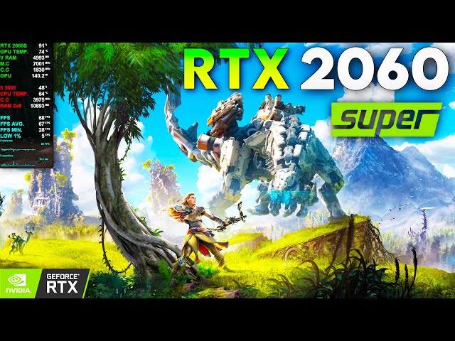 Can RTX 2060 SUPER Play Horizon Forbidden West | Ryzen 5 3600