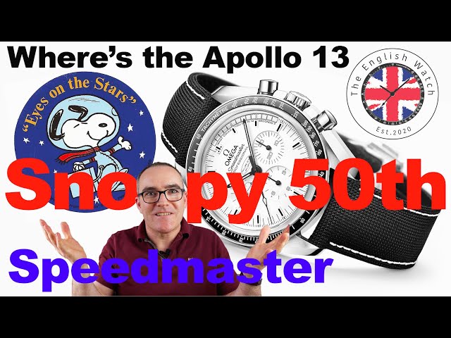 Omega Speedmaster Snoopy 50th Anniversary Apollo 13