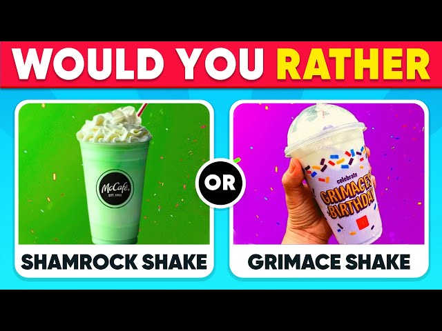 Would You Rather...? Drinks Edition 🧃🥤