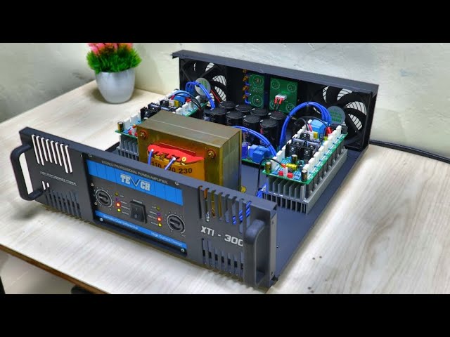 Build a High Power Amplifier Using 32 Transistors - SOCL 506 TEF with XTI-3000 BOX