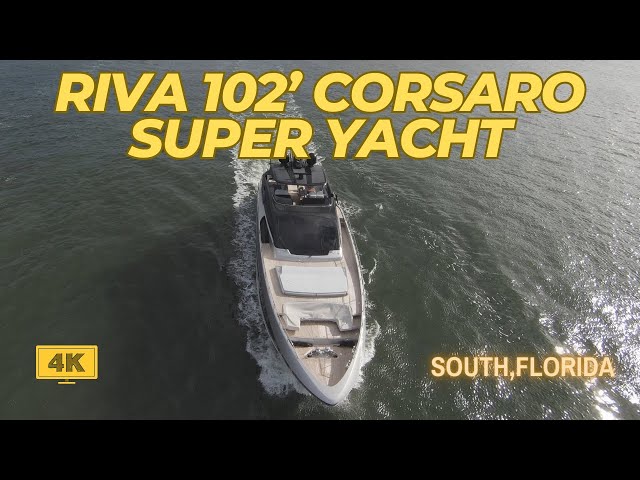 STILE DI VITA She is one of 10 Riva 102’ Corsaro Super Yachts. South Florida