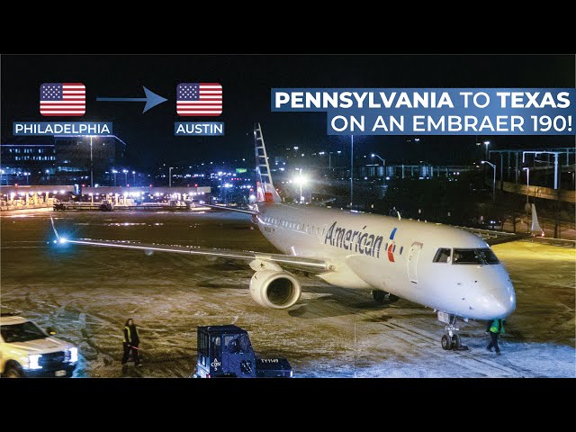 TRIPREPORT | American Airlines (ECONOMY) | Embraer 190 | Philadelphia - Austin