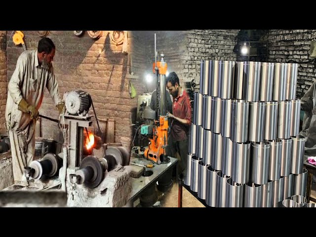 Amazing Manufacturing Process of Engine Block Cylinder Sleeve & Liners in Factory