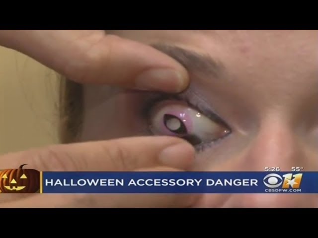 Decorative Contact Lenses Can Cause Damage