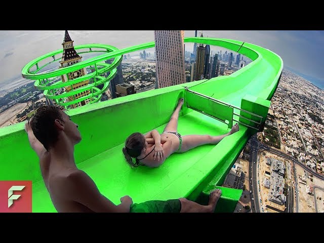 MOST INSANE Water Slides YOU CAN’T DARE TO RIDE ON!