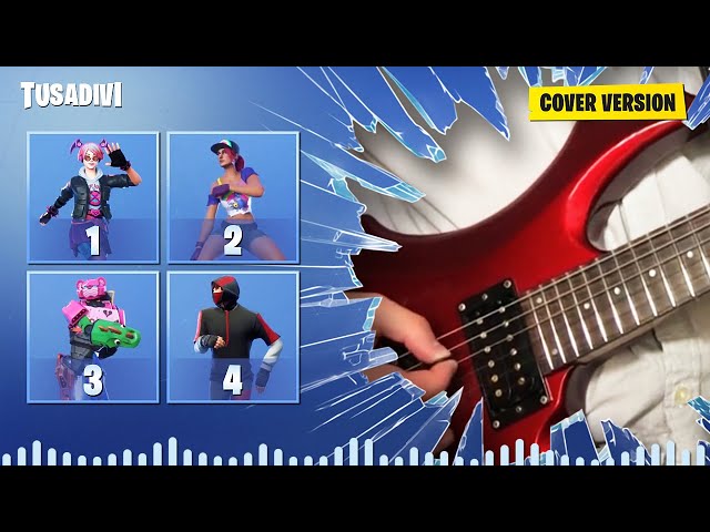 GUESS THE FORTNITE DANCE BY THE MUSIC - COVER VERSION - PART #2 | tusadivi