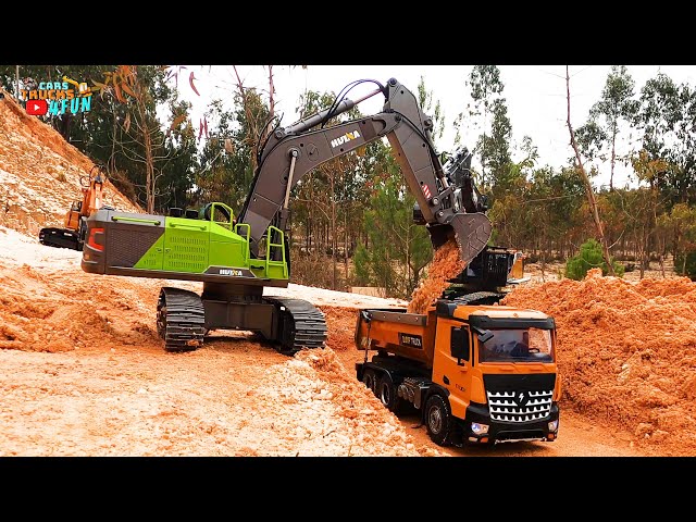 RC Construction Site with Huina 1593 | Double E, Wltoys Construction | Cars Trucks 4 Fun