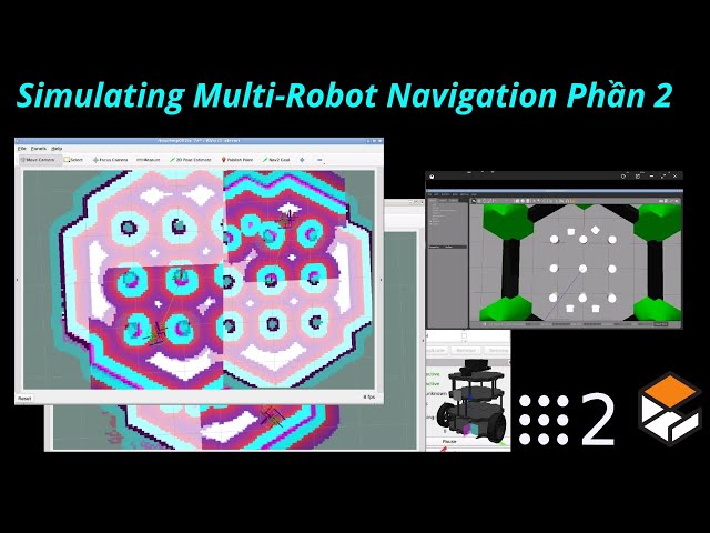 Mô phỏng nhiều robot với Nav2 trong ROS2 Humble & Gazebo (Phần 2) | ROS2 Tutorial