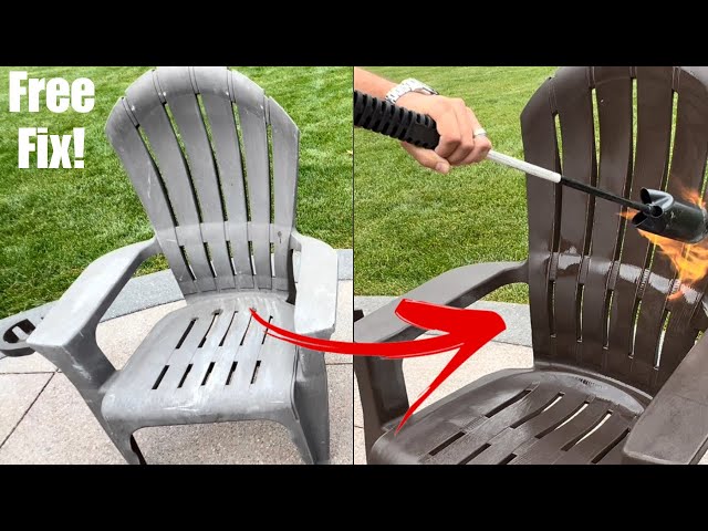 How to Make Plastic Chairs Look New Again (Free!)