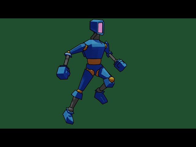 how to make a stylised robot in blender 3.6 (this robot may not work if ported to other softwares )
