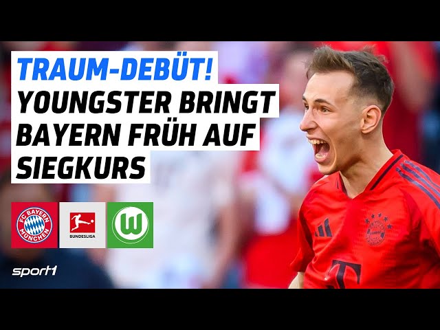 FC Bayern München - VfL Wolfsburg | Bundesliga Tore und Highlights 33. Spieltag