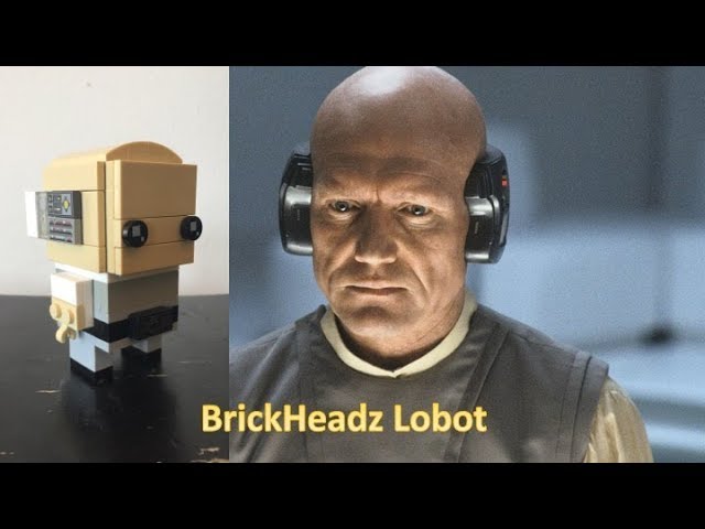 How To Build A LEGO Star Wars Lobot BrickHeadz