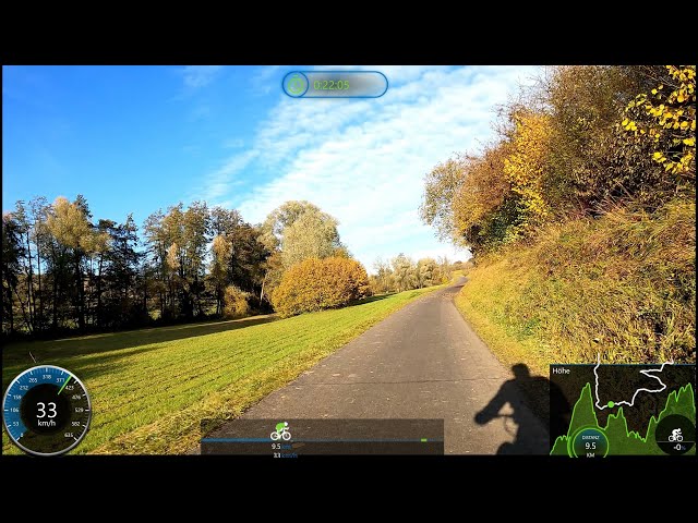 60 minute Indian Summer🚴🏽‍♂️🍂🍁 Indoor Cycling Workout with Garmin Speed Display 4K