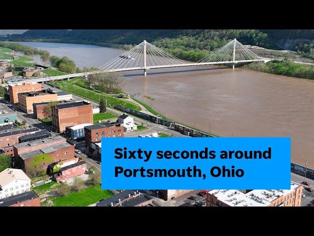 Drone views: sixty seconds around Portsmouth, Ohio