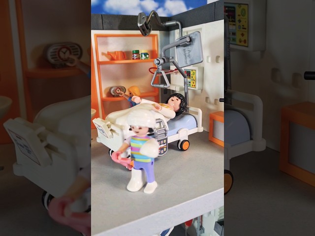 Findet ihr Familie Vogel im Krankenhaus? #shorts #playmobil #wimmelbild