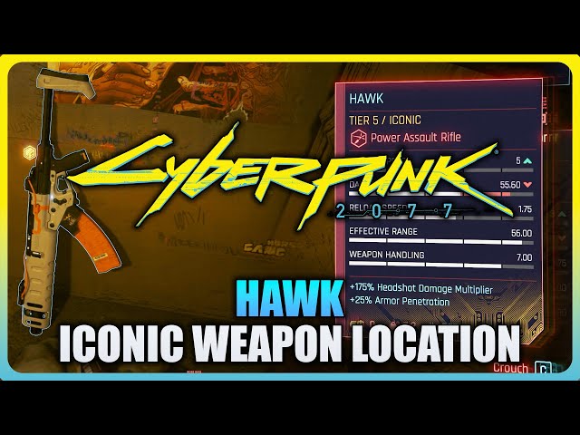 Cyberpunk 2077 Phantom Liberty - How to get Hawk Iconic Weapon Location