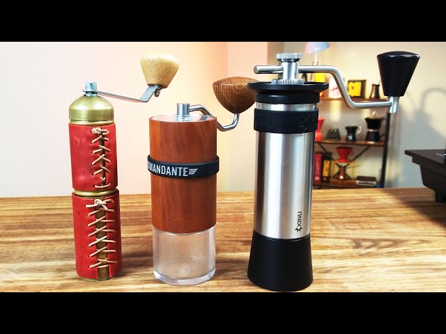 Turkish Coffee Grinder Comparison - Kinu - Sozen - Comandante