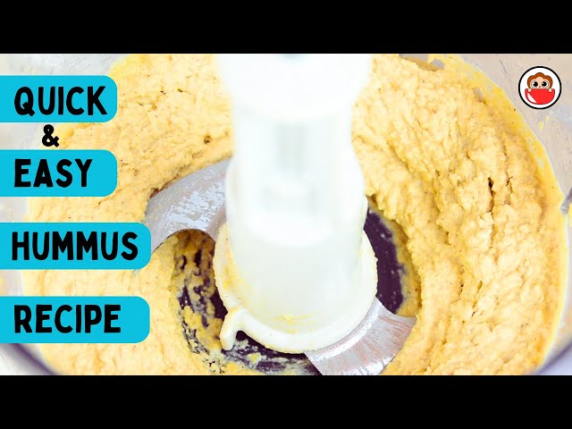Hummus Recipe (with canned chickpeas) | #risinyeastrecipes