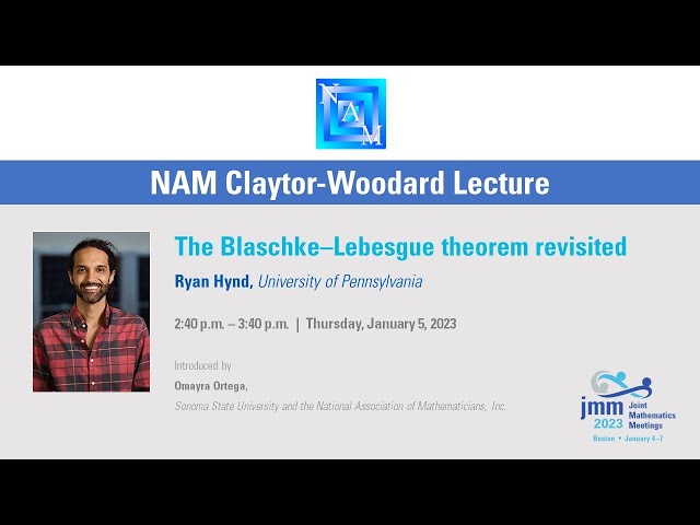 Ryan Hynd "The Blaschke-Lebesgue Theorem Revisited"