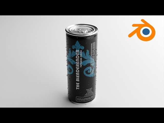 How To Model A Can in Blender 4.0 [Product Animation Masterclass: Part 1]