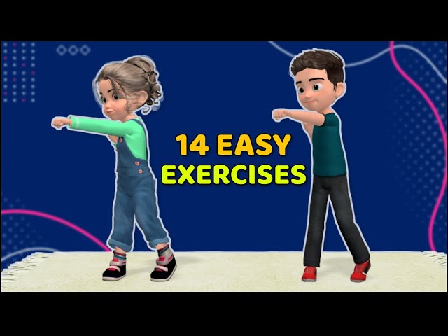14 EASY EXERCISES FOR CHILDREN – KIDS EXERCISES
