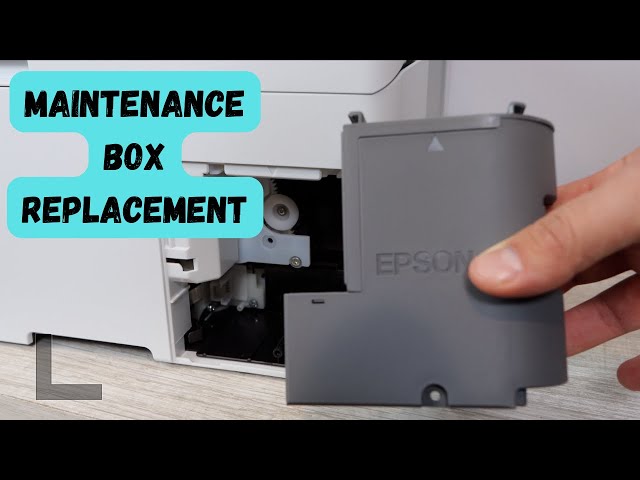 Epson ET 15000 Maintenance Box Replacement