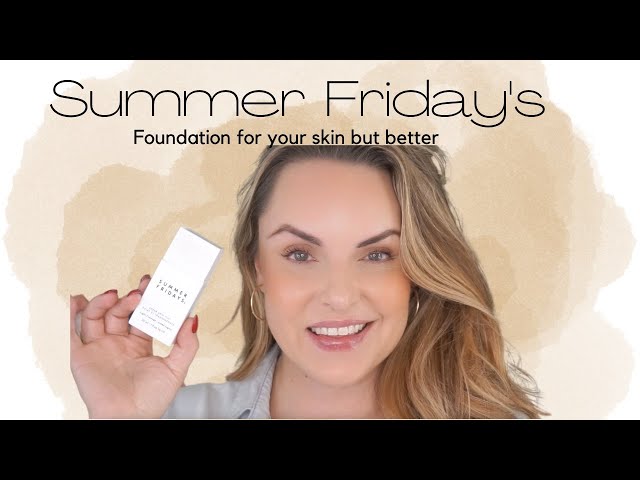 🍊Summer Fridays Foundation Review 4 my natural skin babies!