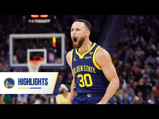 Stephen Curry Makes Warriors' History in Win vs. Lakers | Feb. 22, 2024