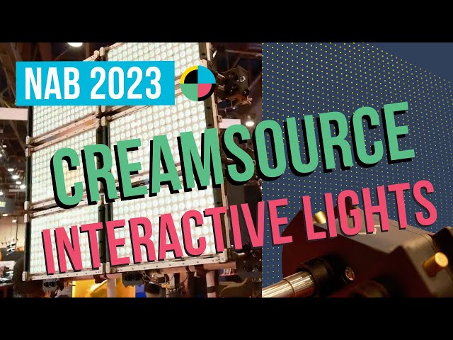 Creamsource Lights Up NAB with Their New Film Tech | #nab2023