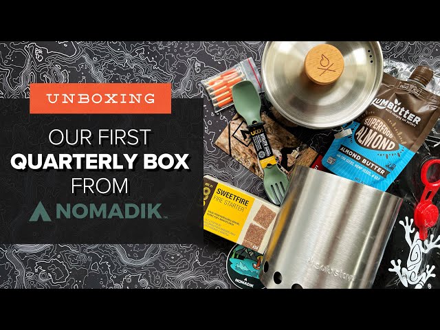 There's a Solo Stove in This?! | Unboxing Our First QUARTERLY Box from Nomadik - Fall 2022