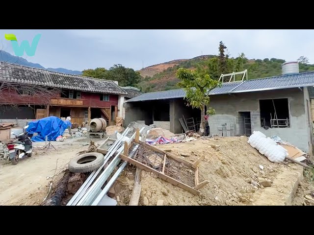 Hiring 20 workers to renovate the old house and building the beautiful swimming pool PART 01